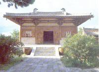 Main hall of Nanchan Monastery of Wutaishan Mountains in Shanxi, Tang Dynasty 山西五台山南禪寺正殿