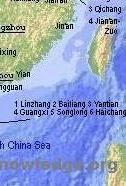 Map Southern Dynasties
