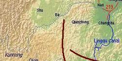 Map Qin Dynasty