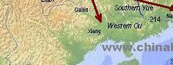 Map Qin Dynasty